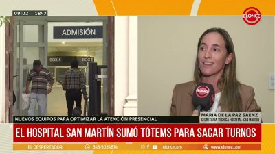 Hospital San Mart&iacute;n implement&oacute; t&oacute;tems digitales para mejorar atenci&oacute;n y organizaci&oacute;n de turnos